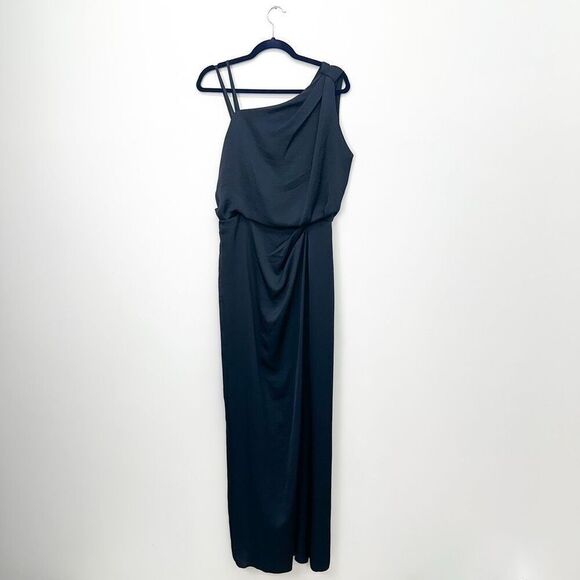 Reiss Women’s Ostia Navy Strappy Shoulder Maxi Dress - Picture 2 of 16
